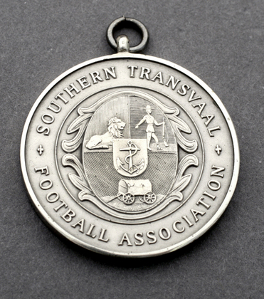 Sterling Silver Football Medallion, Southern Transvaal Football Association - Royal Mint Pretoria